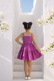 Magenta Tiered Dress