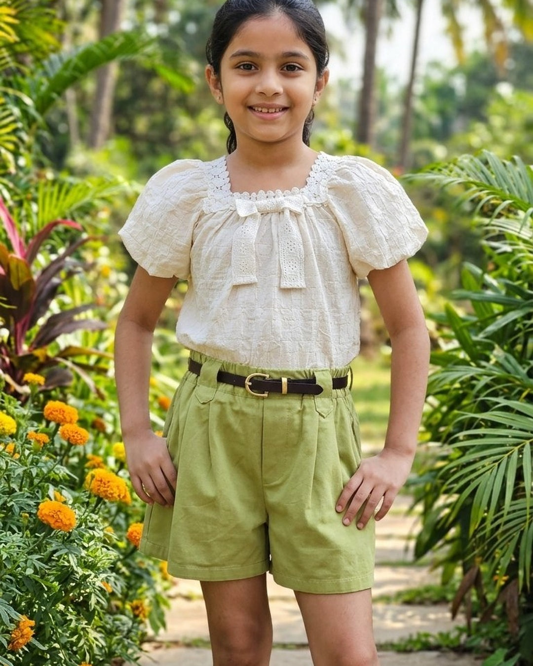 Fern Pleated Shorts