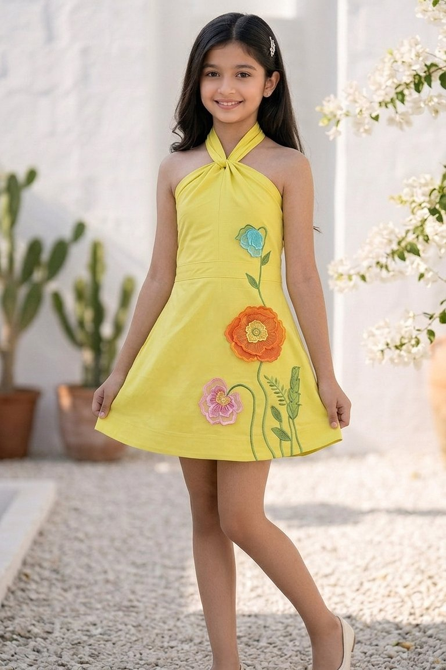 Poppy Halter Dress