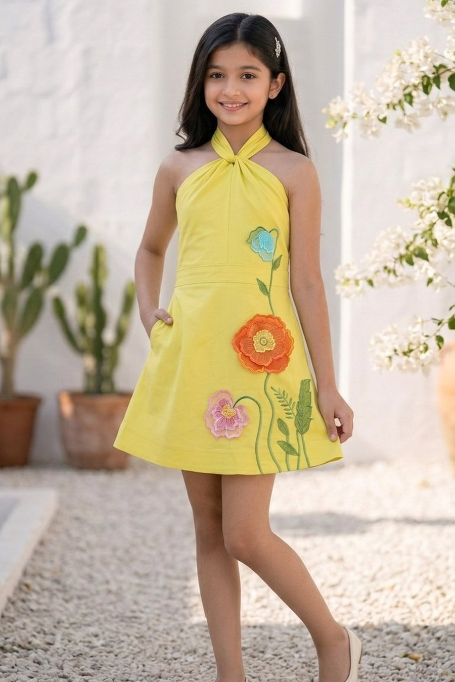 Poppy Halter Dress
