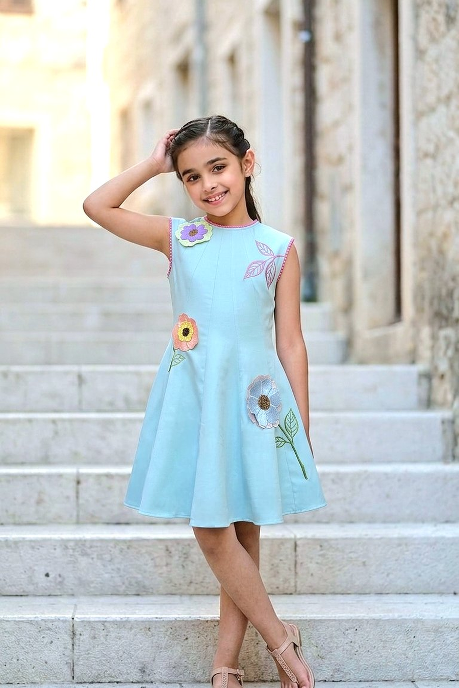 Petal Skater Dress