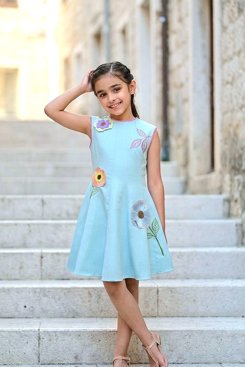 Petal Skater Dress