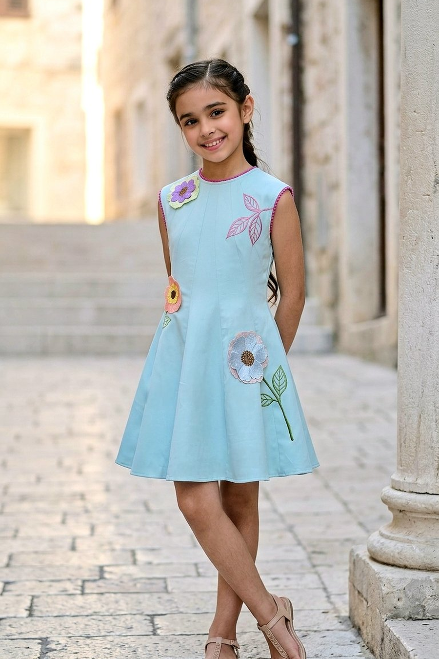 Petal Skater Dress