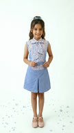 Blue Bloom Lace Dress