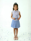 Blue Bloom Lace Dress