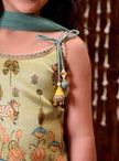 Meadow Mint Pichwai Kurti Set