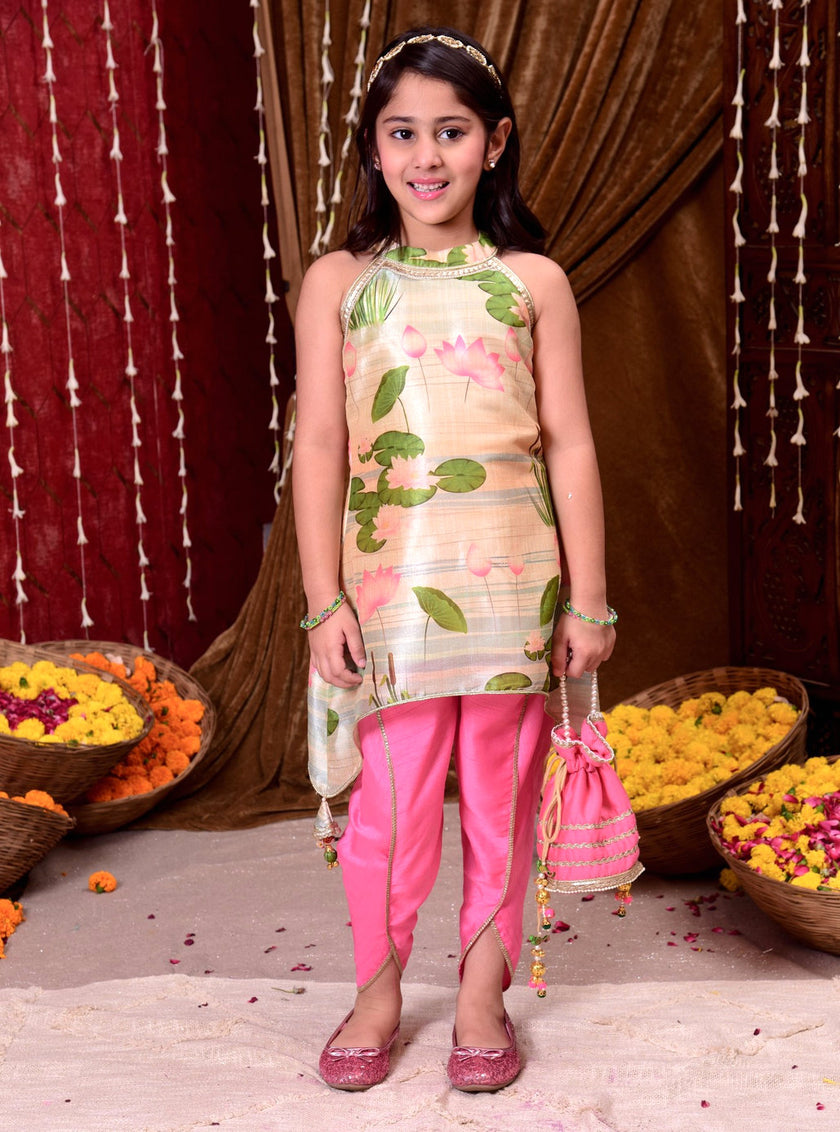 Kamalini-Kurti Dhoti Set