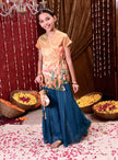 Teal Twirl Pichwai Set