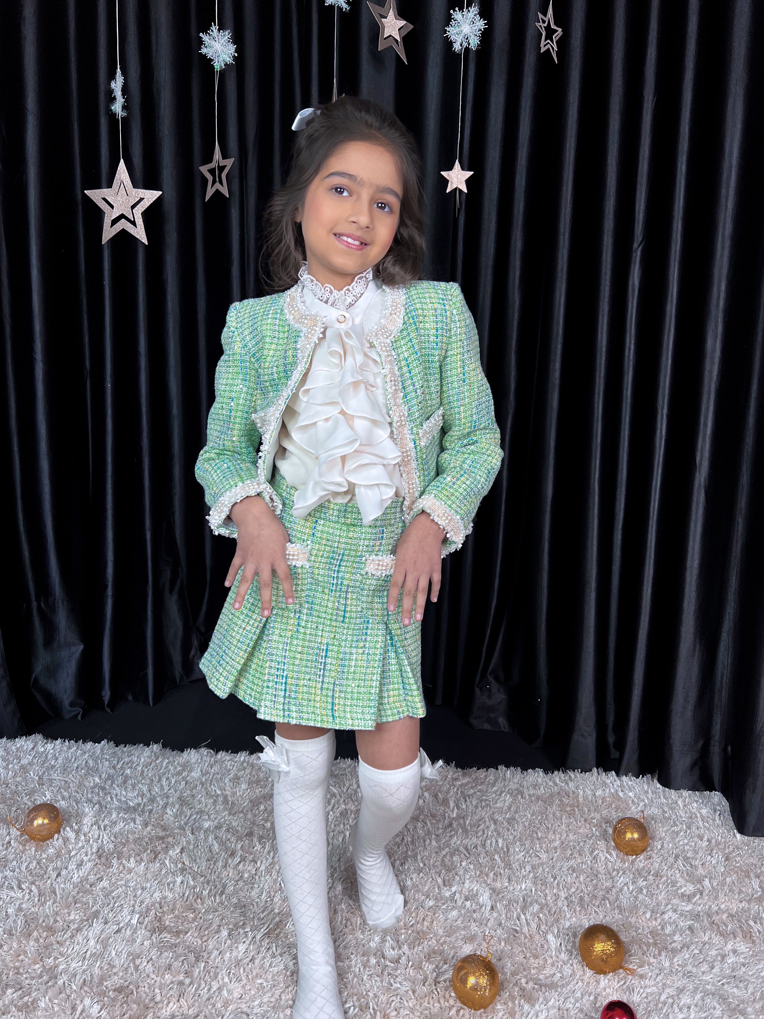 Green Hour Look