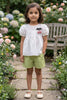 Swiss Dot Tencel Top & Shorts Set
