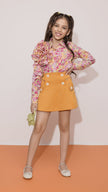 Blooming blossom and dazzling tangerine