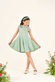 Blossom‑Bow A‑Line Elegance