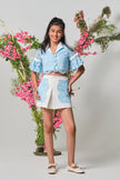 Powder Bloom Skort Set - Purple